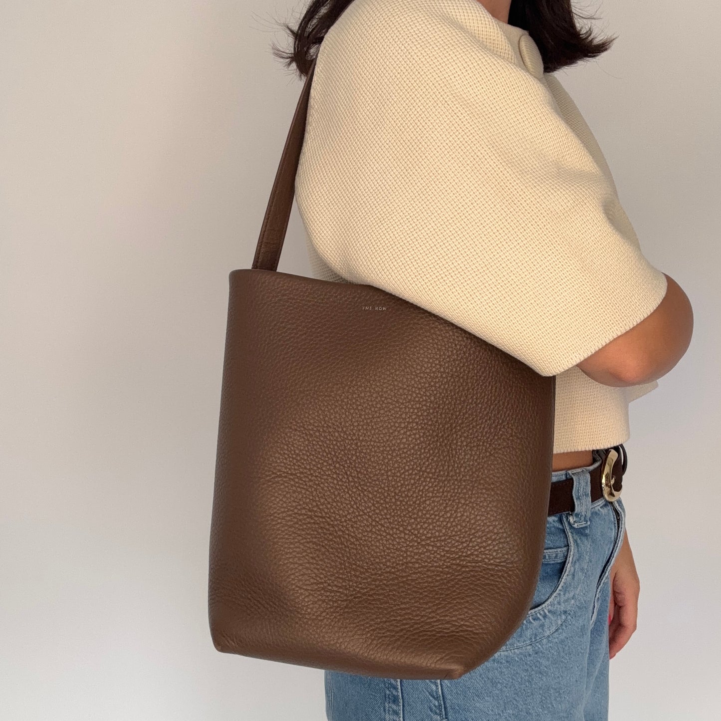 The Row Park Tote Medium Taupe