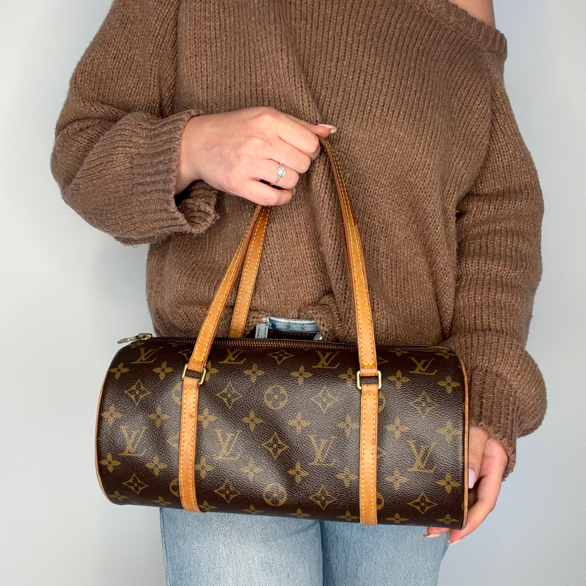 Louis Vuitton Papillon 30 Monogram With Baby Papillon Vintage SP0074
