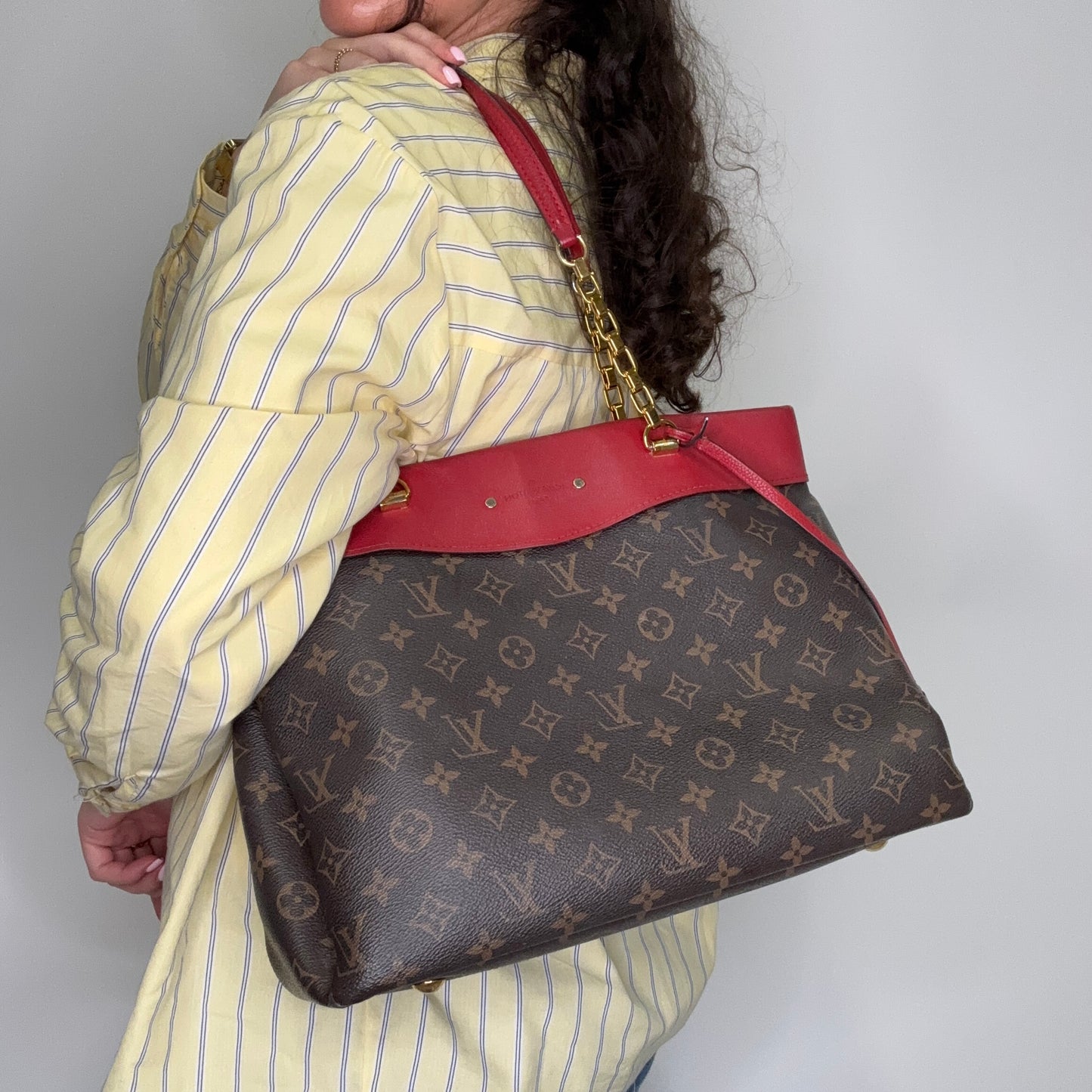Louis Vuitton Pallas Shopper Rouge SP2186