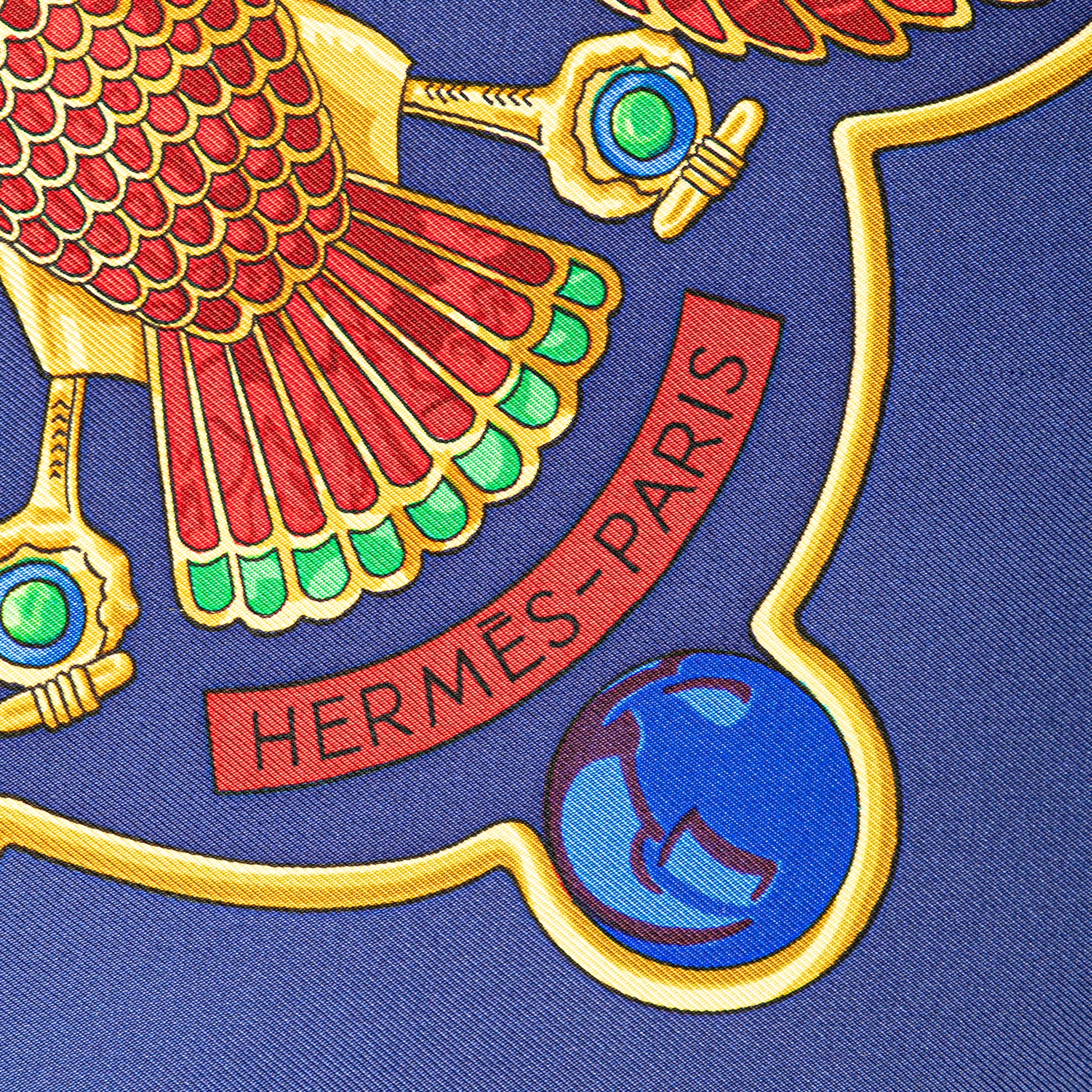 Scarabees Et Pectoraux Silk Scarf Image# 2