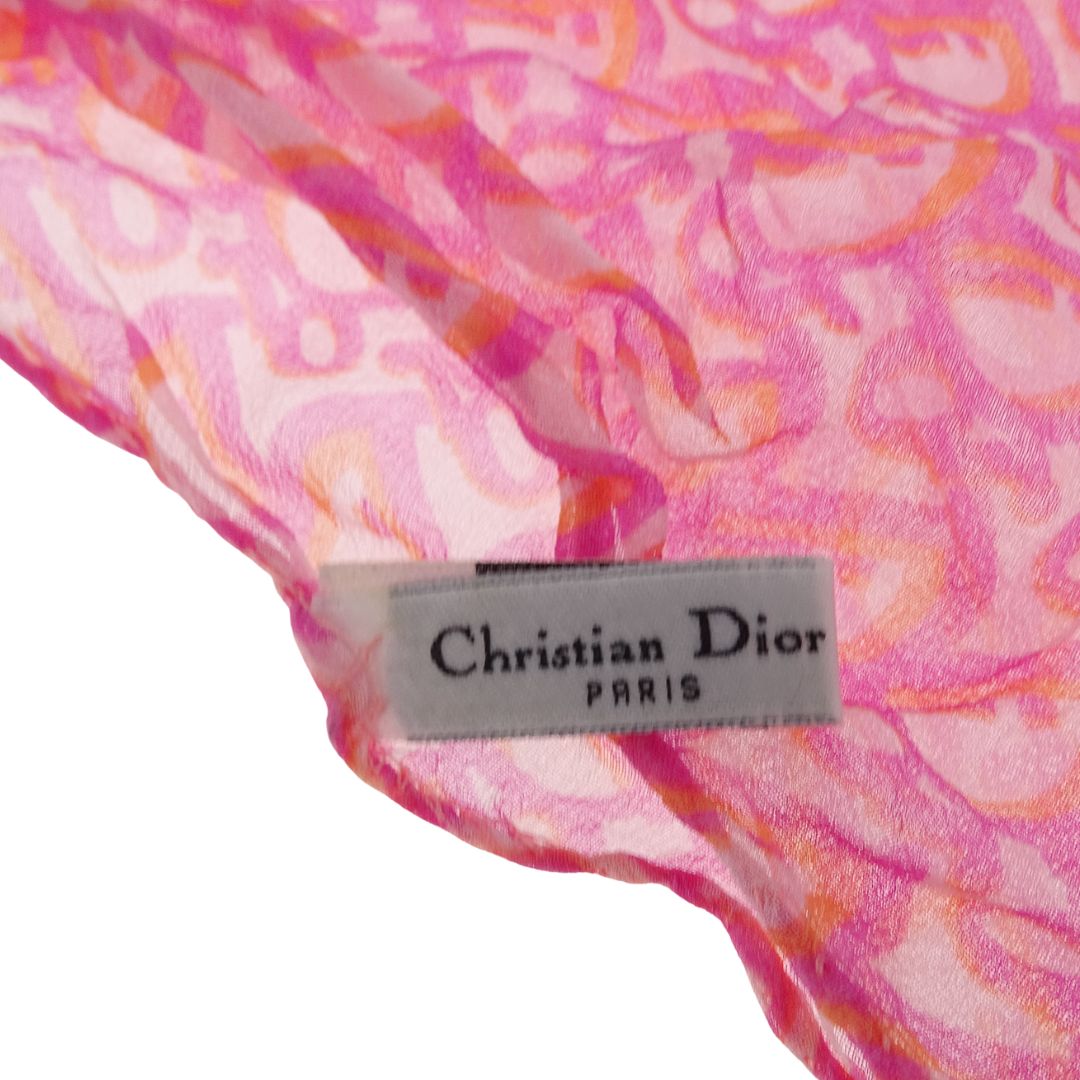 Dior Silk Square Pink Monogram