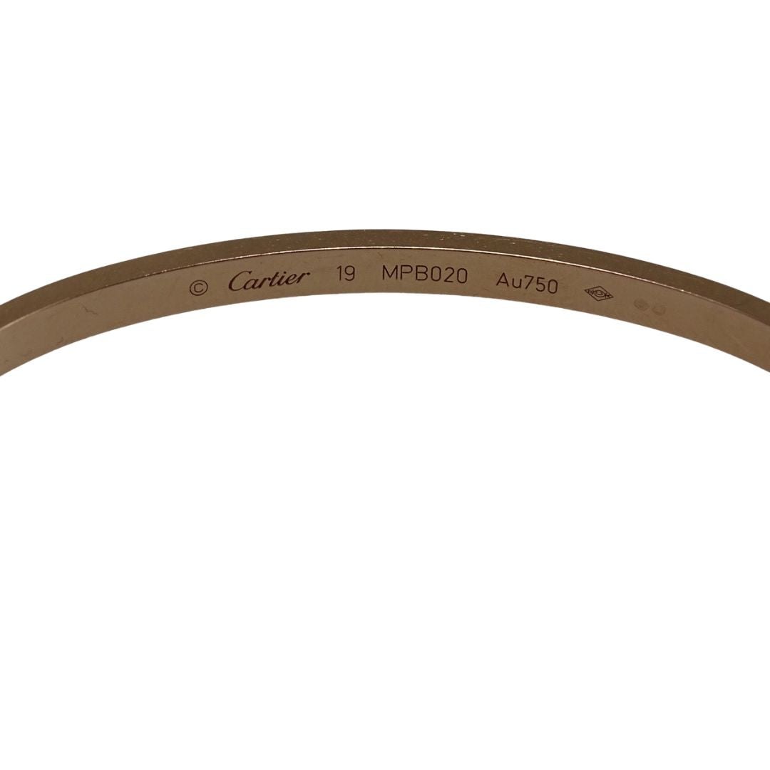 Cartier Love Bracelet Small Hinged Model 18k Yellow Gold