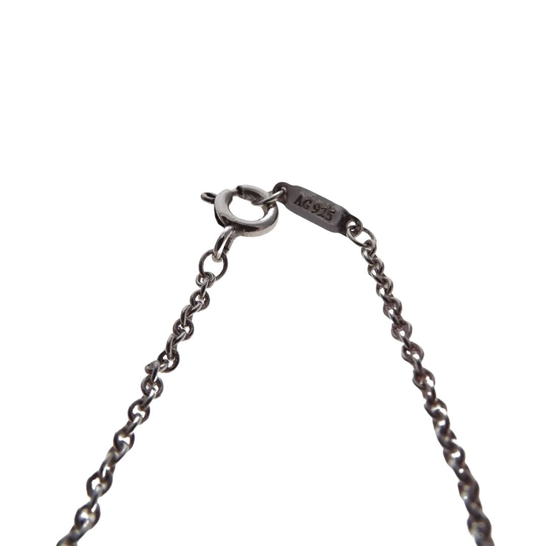 Tiffany & Co Cross Pendant On Chain By Elsa Peretti Sterling Silver