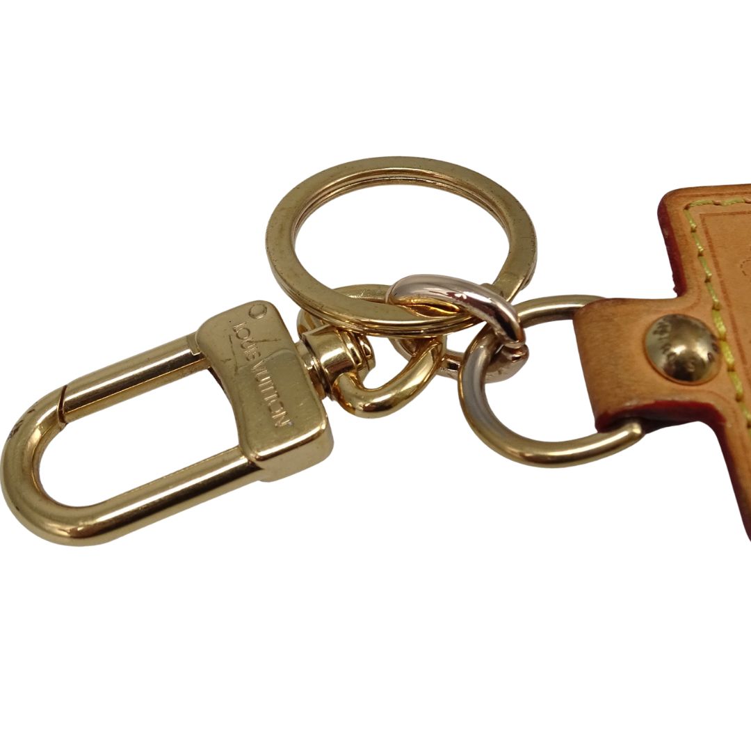 Louis Vuitton Vachetta Logo Charm 2005