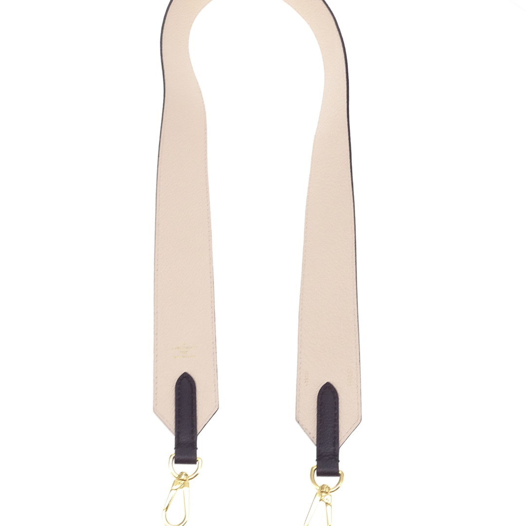 Louis Vuitton Strap For Shoulder Bags In Noir & Beige Monogram