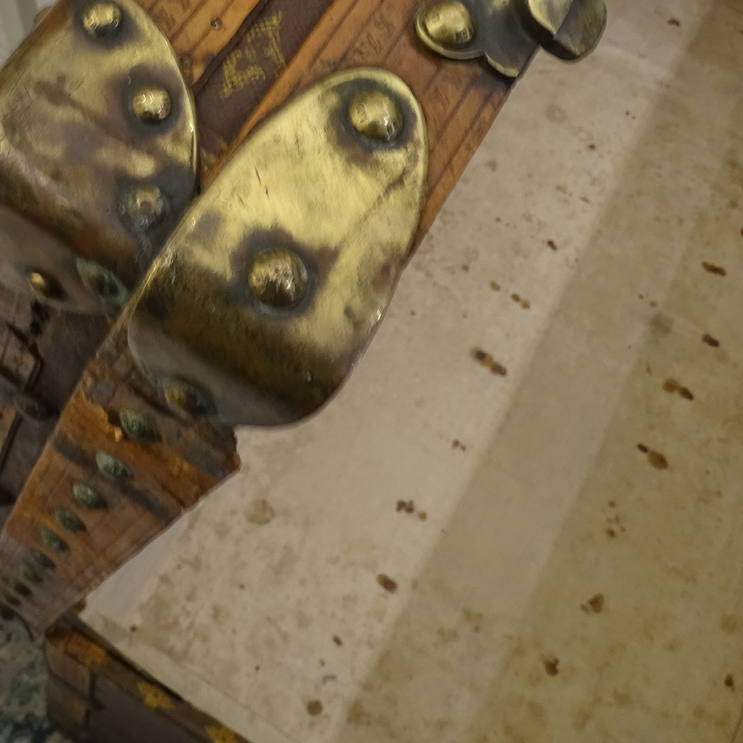 Louis Vuitton Antique Steamer Trunk 1920's - 1930's