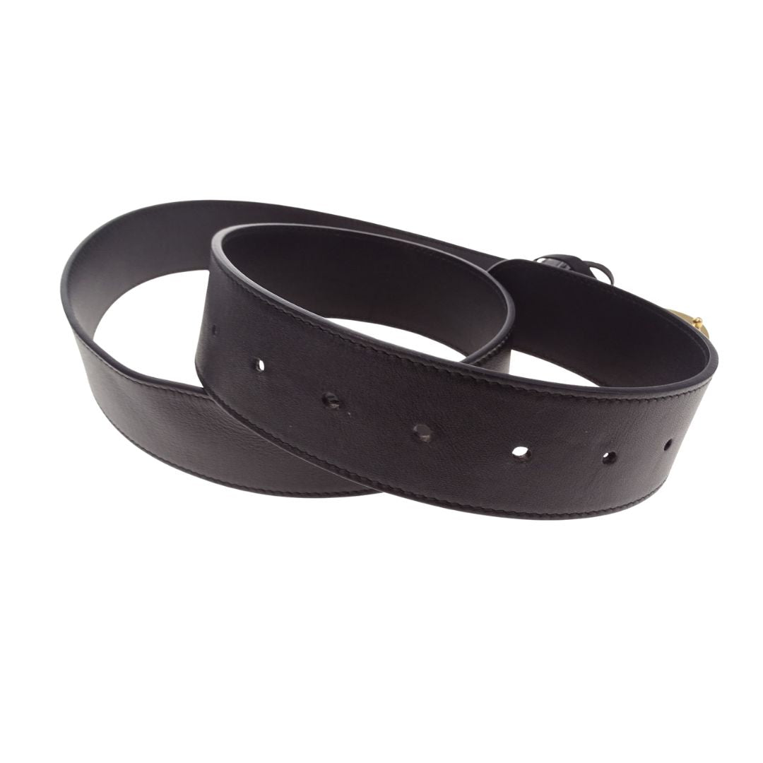 Gucci Marmont Wide Black Belt 90/36