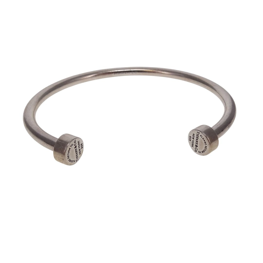 Tiffany & Co. Return to Tiffany Circle Edge Cuff Sterling Silver
