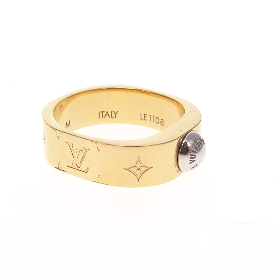 Louis Vuitton Nanogram Ring Gold/Silver Tone (M - size 54)