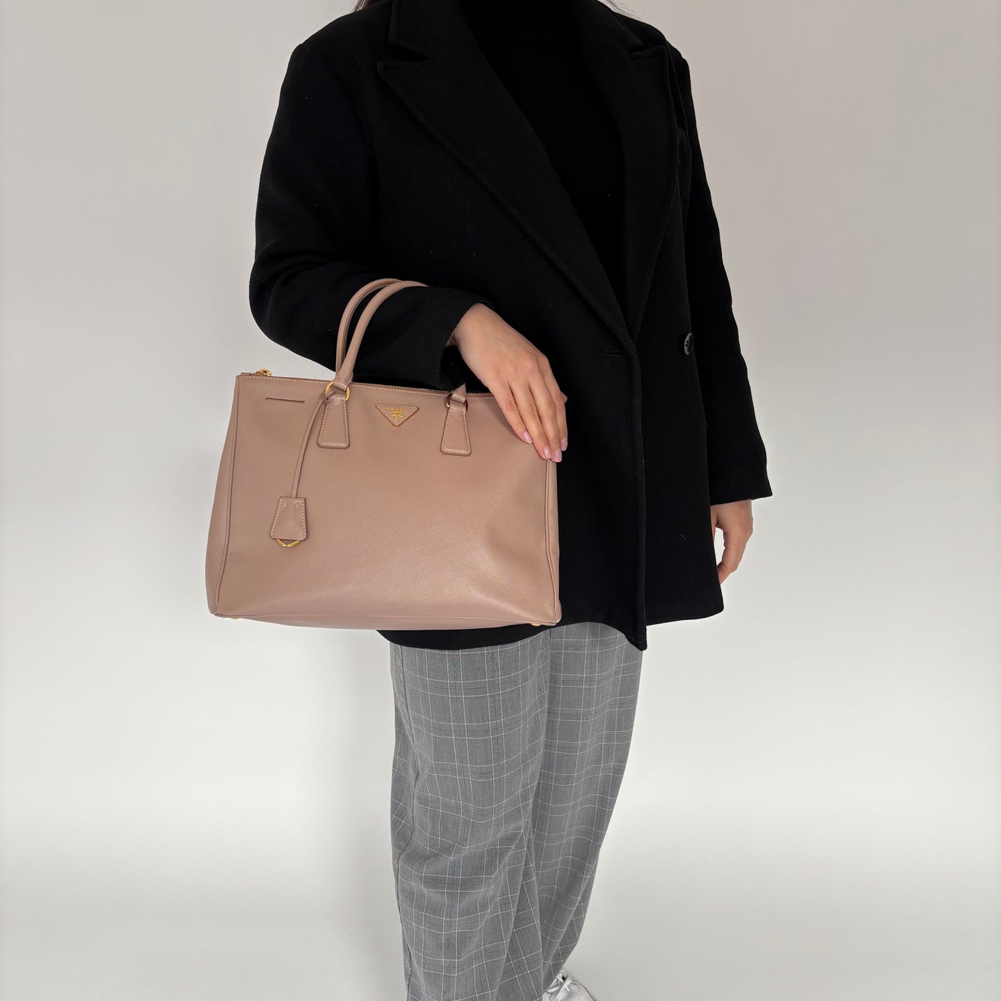 Prada Saffiano Lux Cammeo Large Tote