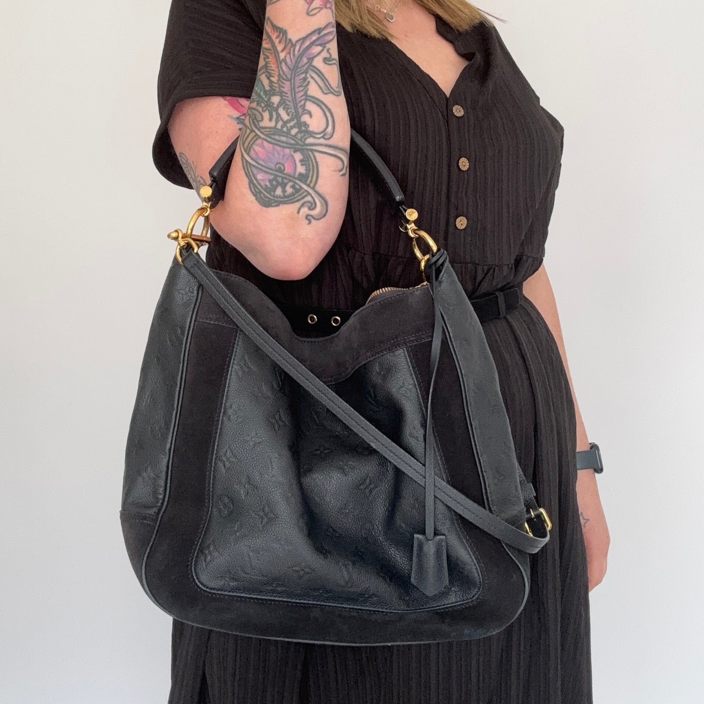 Louis Vuitton Audacieuse MM In Monogram Empreinte Leather