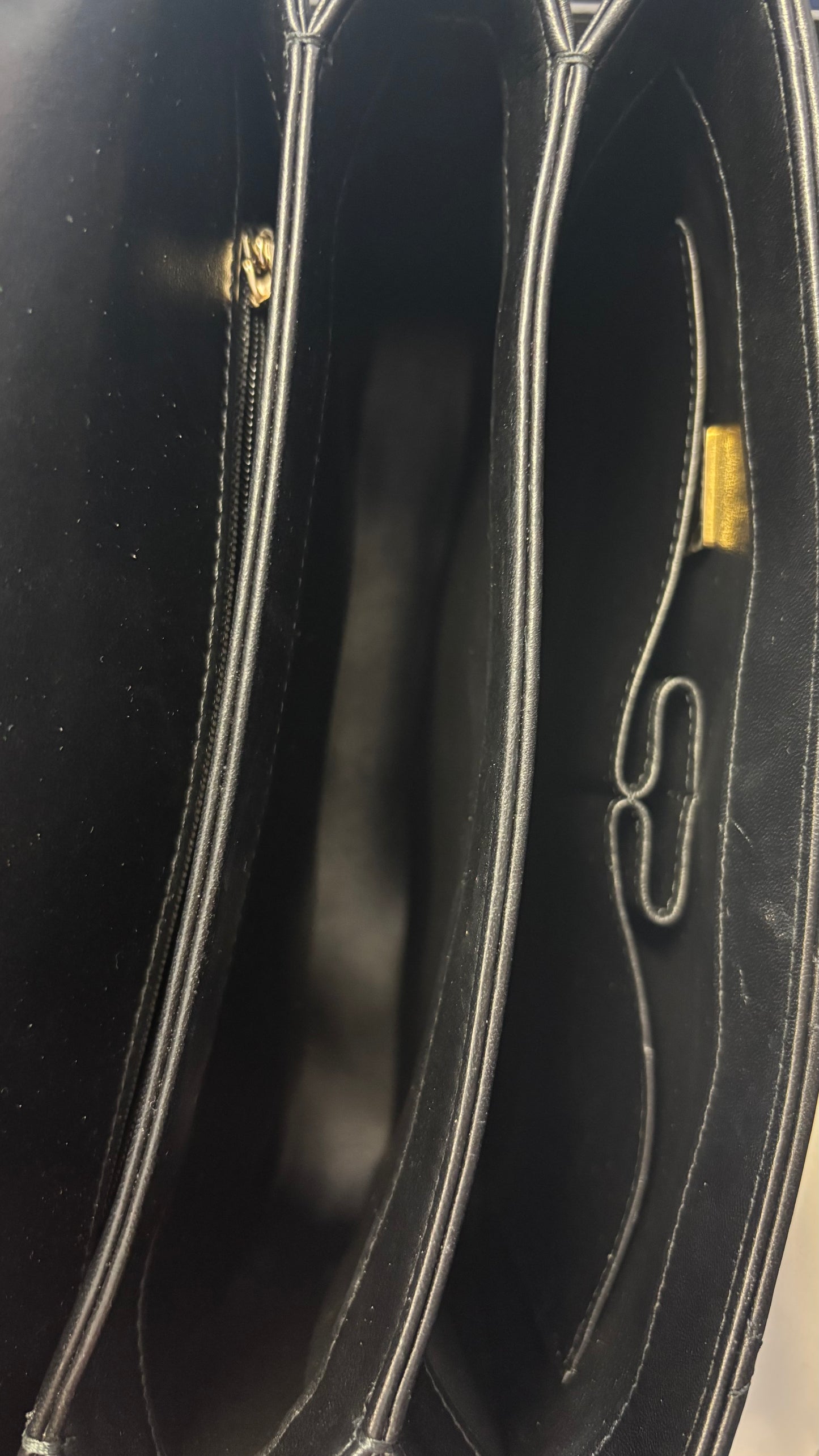Chanel Black Lambskin GHW Small Trendy CC Top handle (NFID)