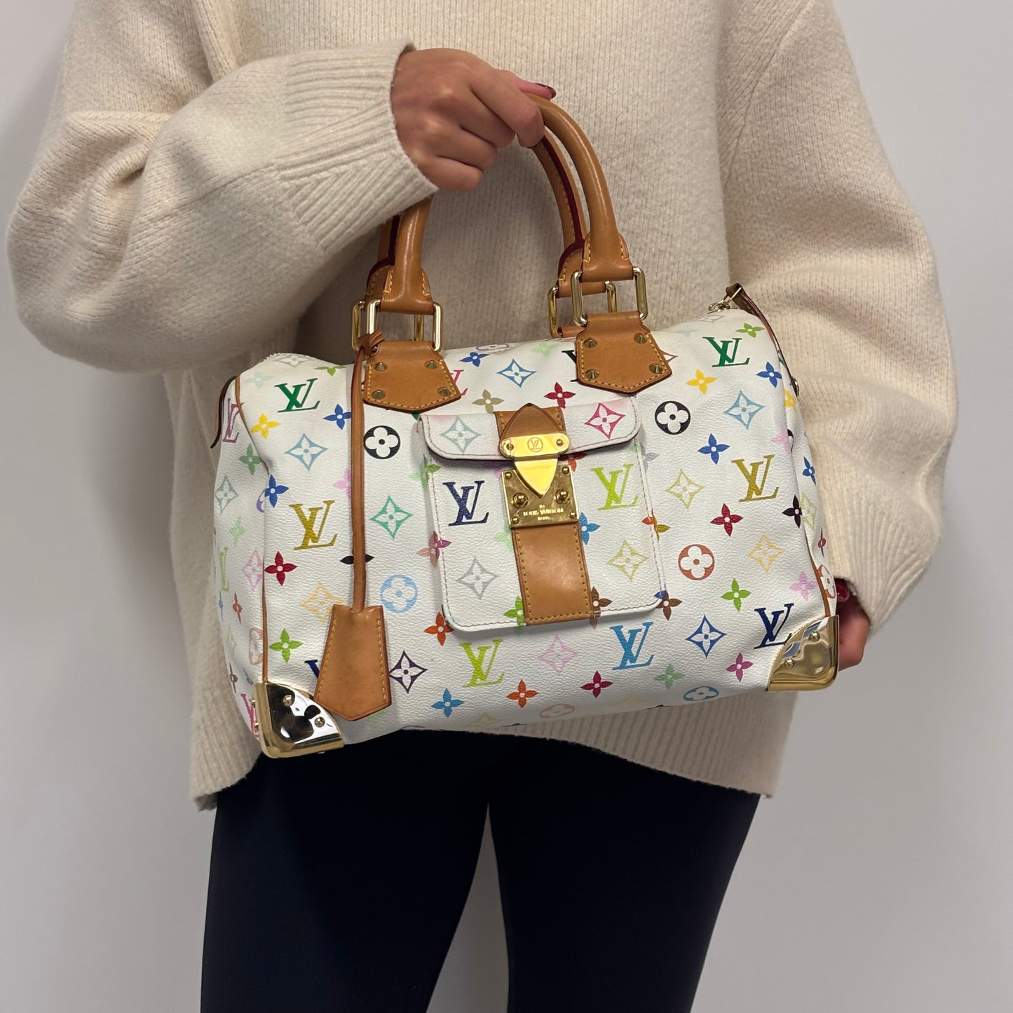 Louis Vuitton City Speedy White Multi SP3180 - 2010