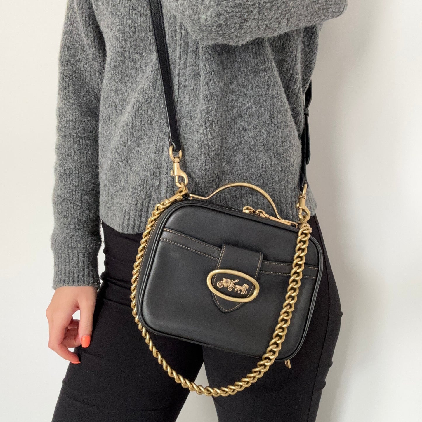 Coach Reily Lunchbox Bag Glovetanned Leather