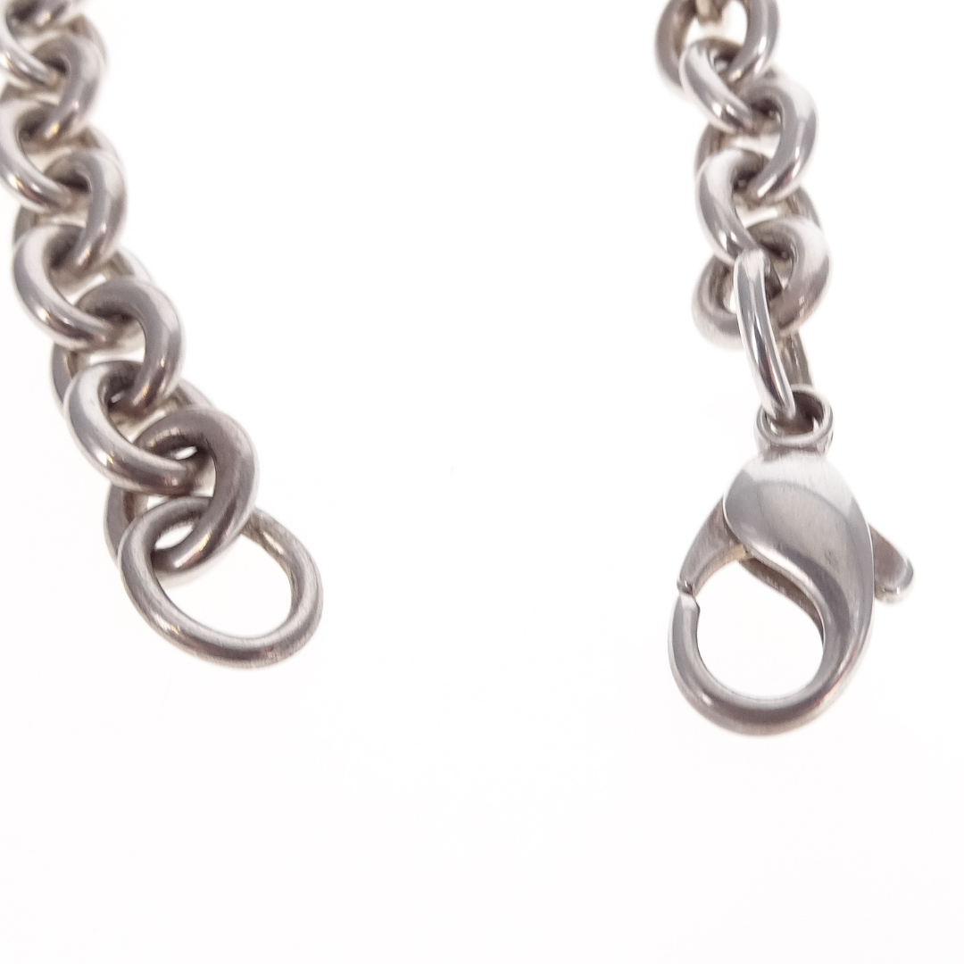 Tiffany & Co Oval RTT Tag Bracelet Sterling Silver