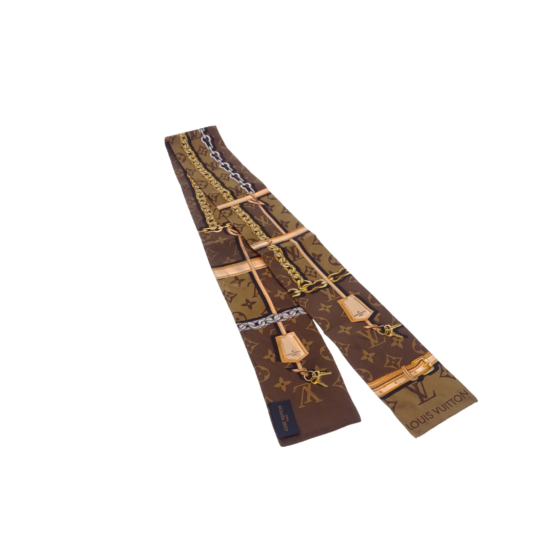 Louis Vuitton Silk Monogram Cinfidential Bandeau (With Tag)