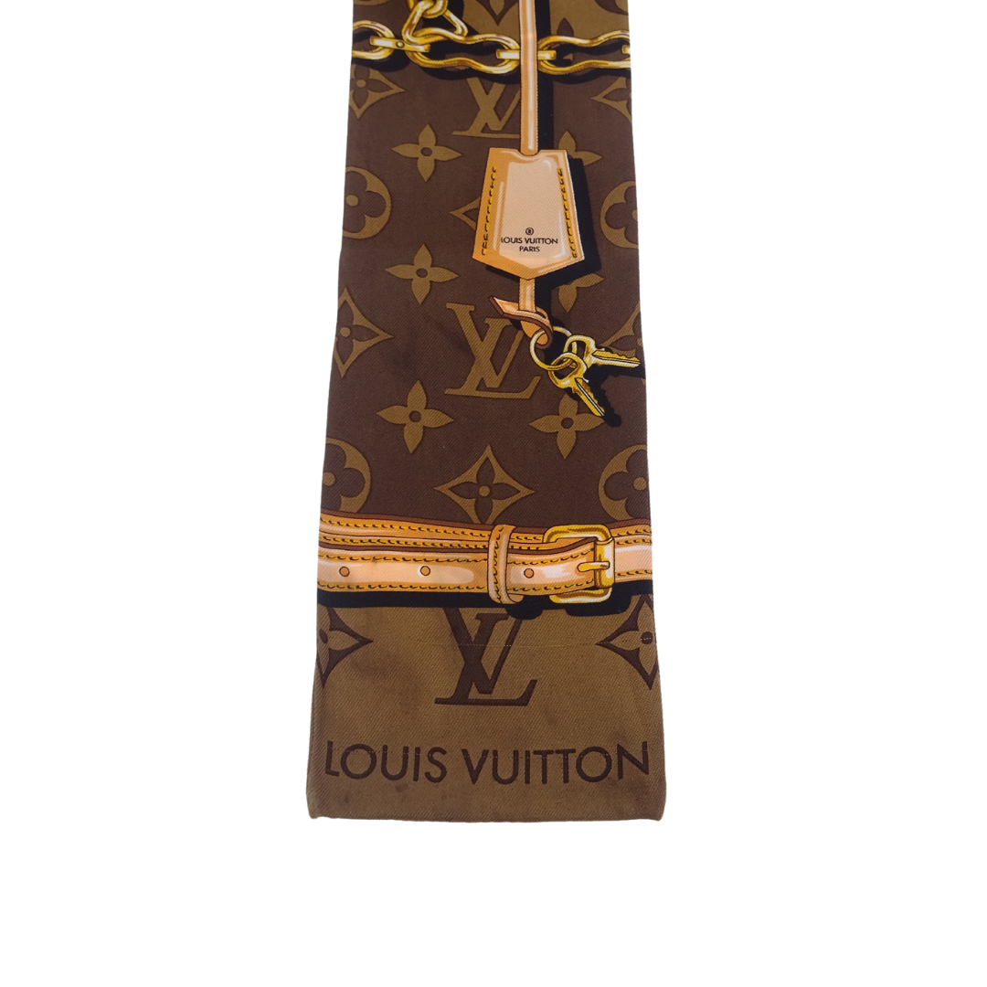 Louis Vuitton Silk Monogram Cinfidential Bandeau (With Tag)