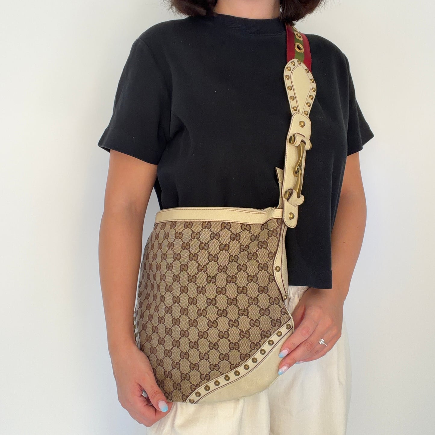 Gucci Pelham Hobo with Web Strap