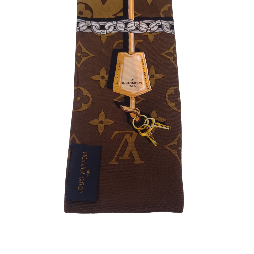 Louis Vuitton Silk Monogram Cinfidential Bandeau (With Tag)