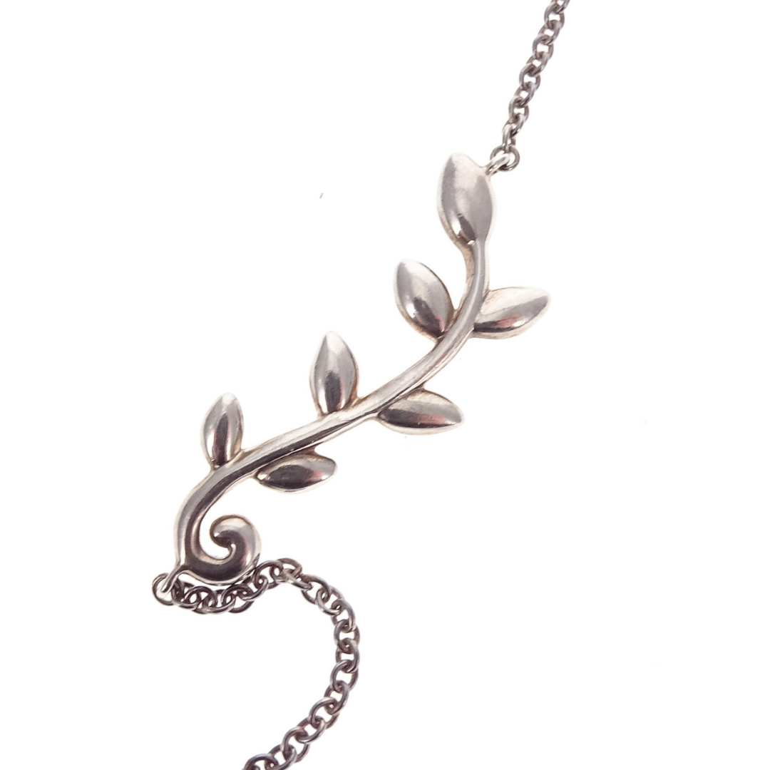 Tiffany & Co Paloma Picasso Olive Leaf Vine Bracelet Sterling Silver