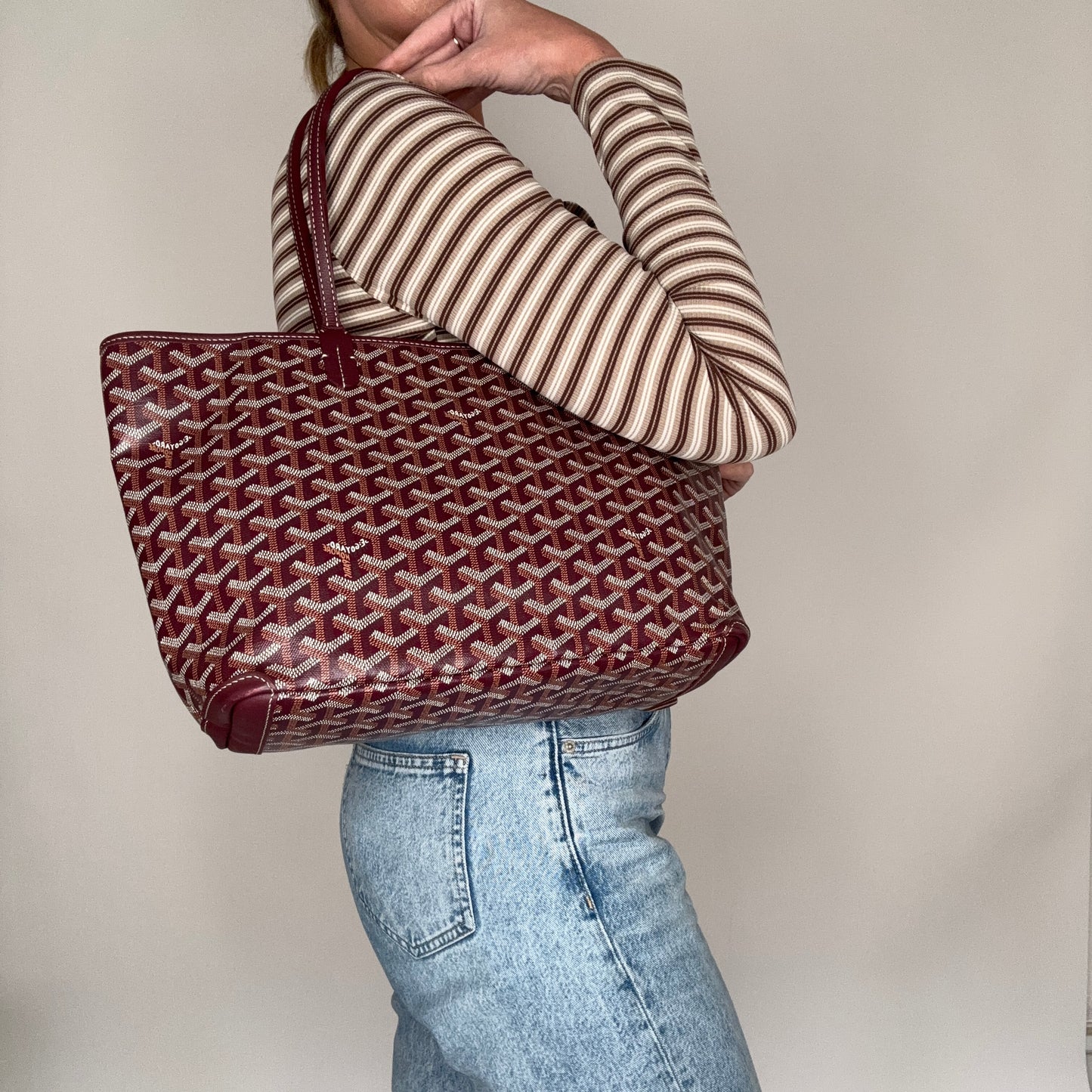 Goyard Artois PM Burgundy