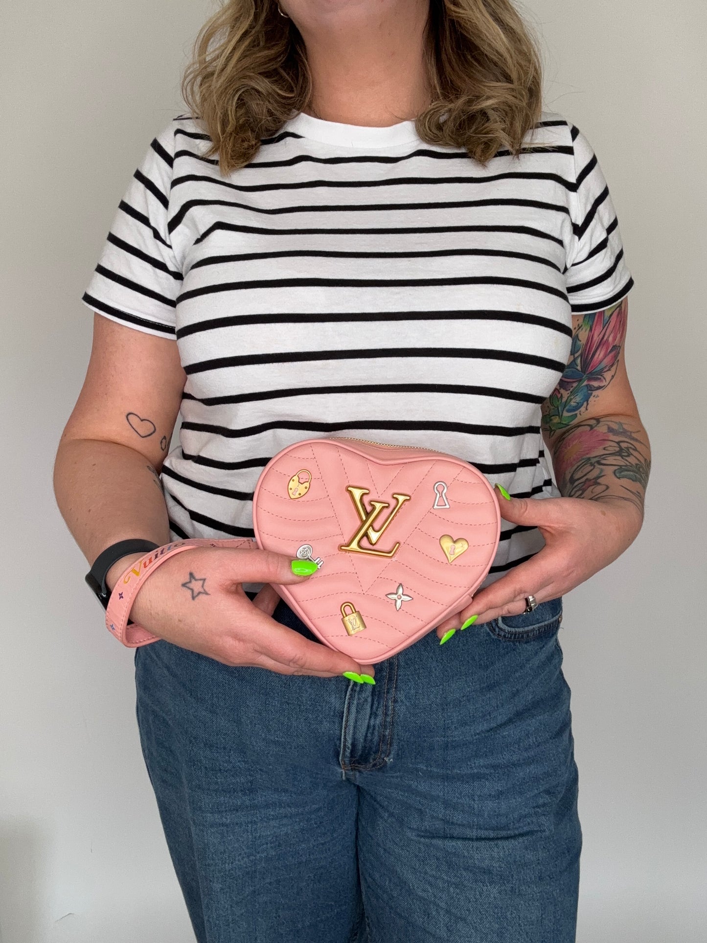 Louis Vuitton New Wave Love Lock Bag Baby Pink NZ0149 - 2019