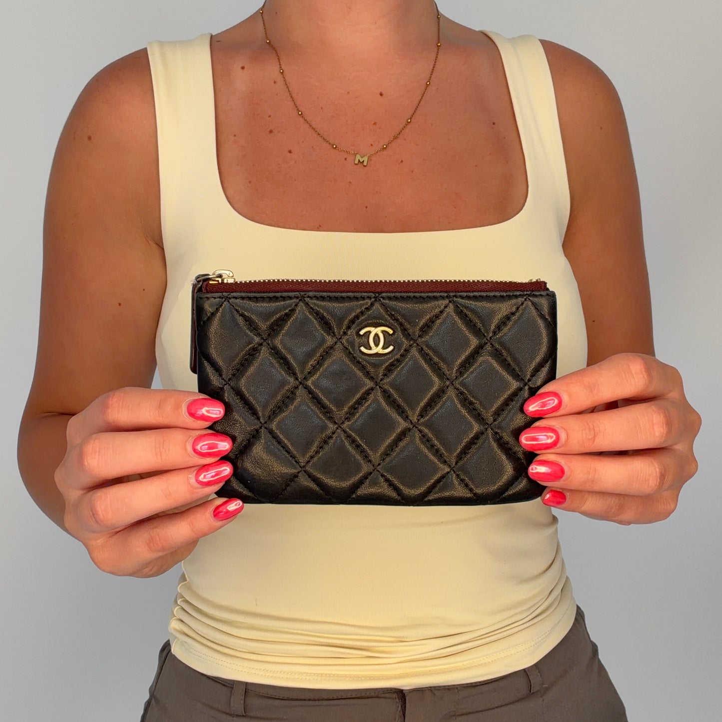 Chanel O Case Black Lambskin GHW 2020