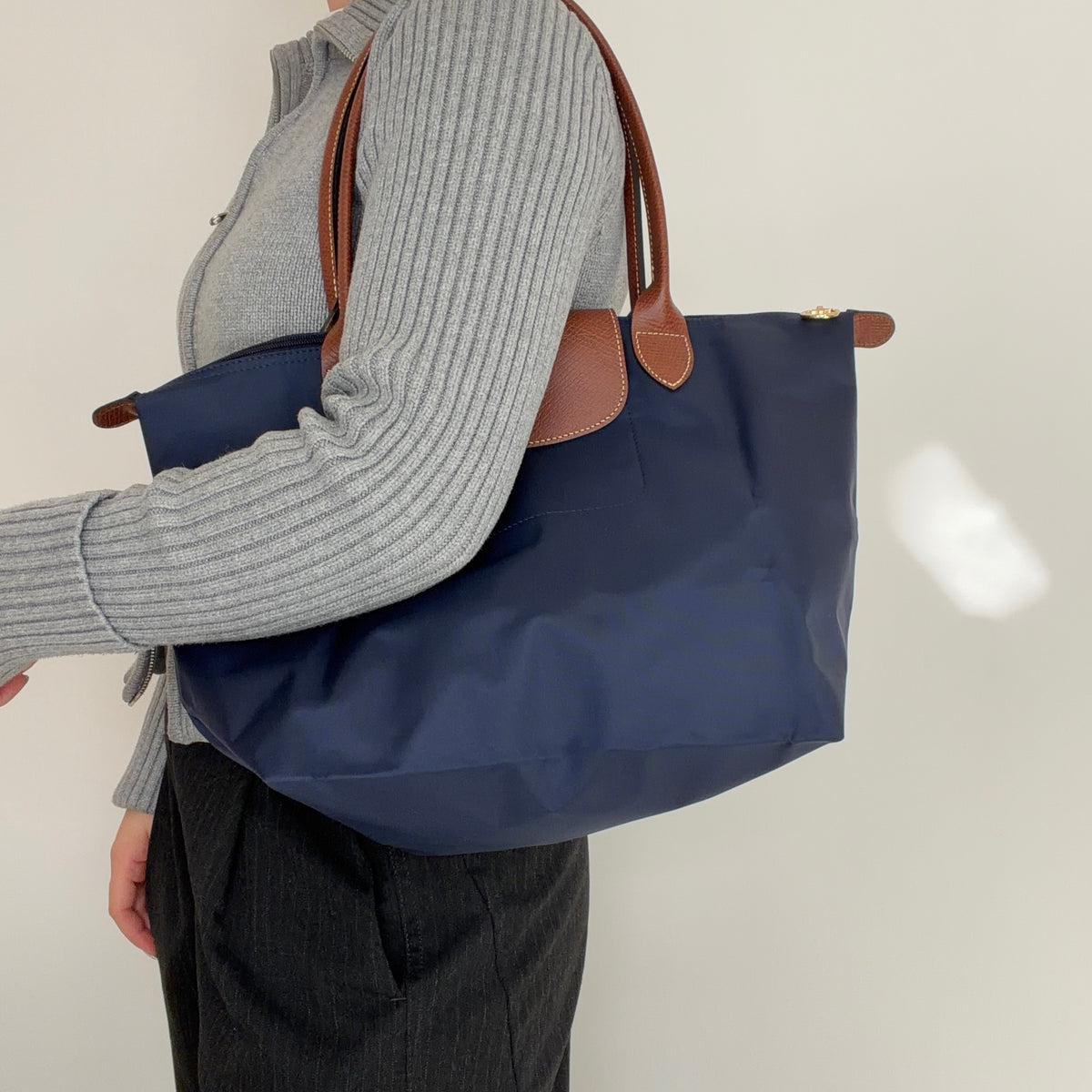 Longchamp Le Pliage Marine Medium