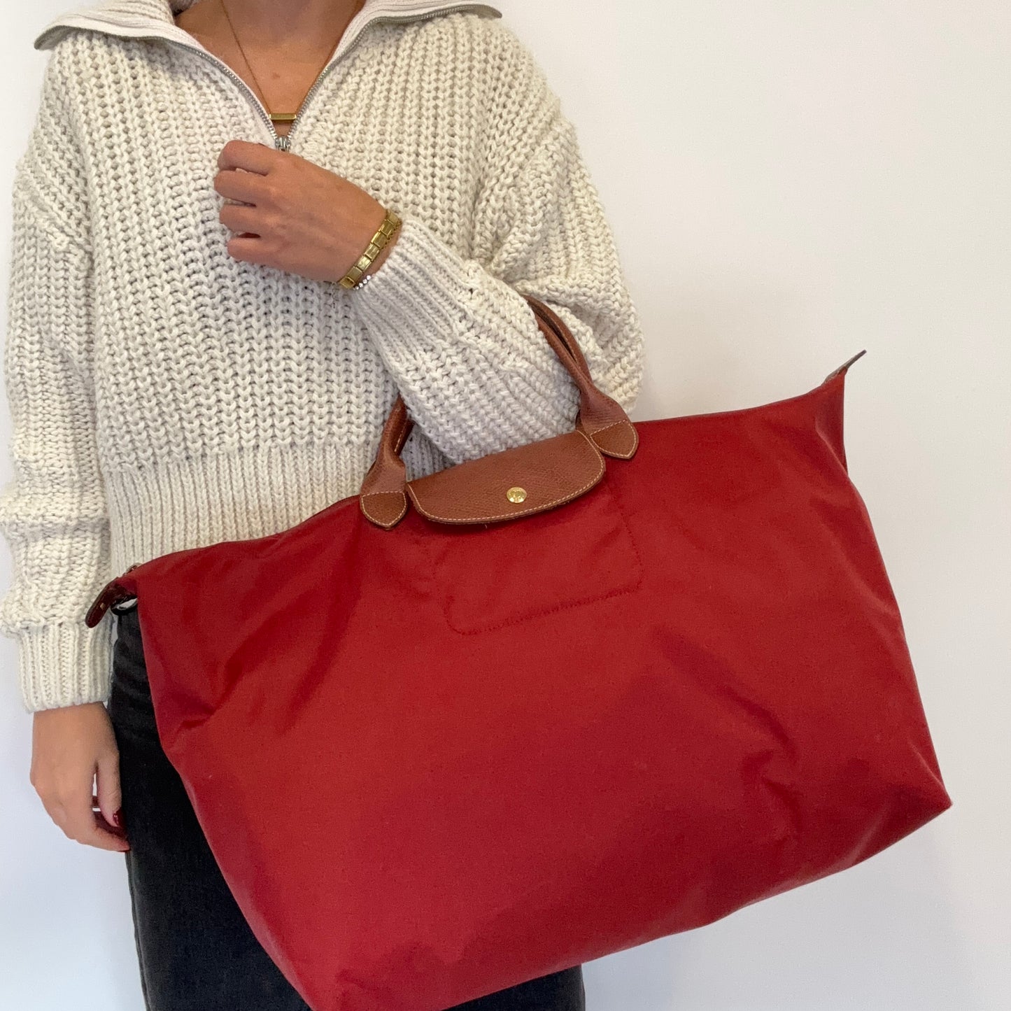 Longchamp Le Pliage Original L Travel Bag Rosethe