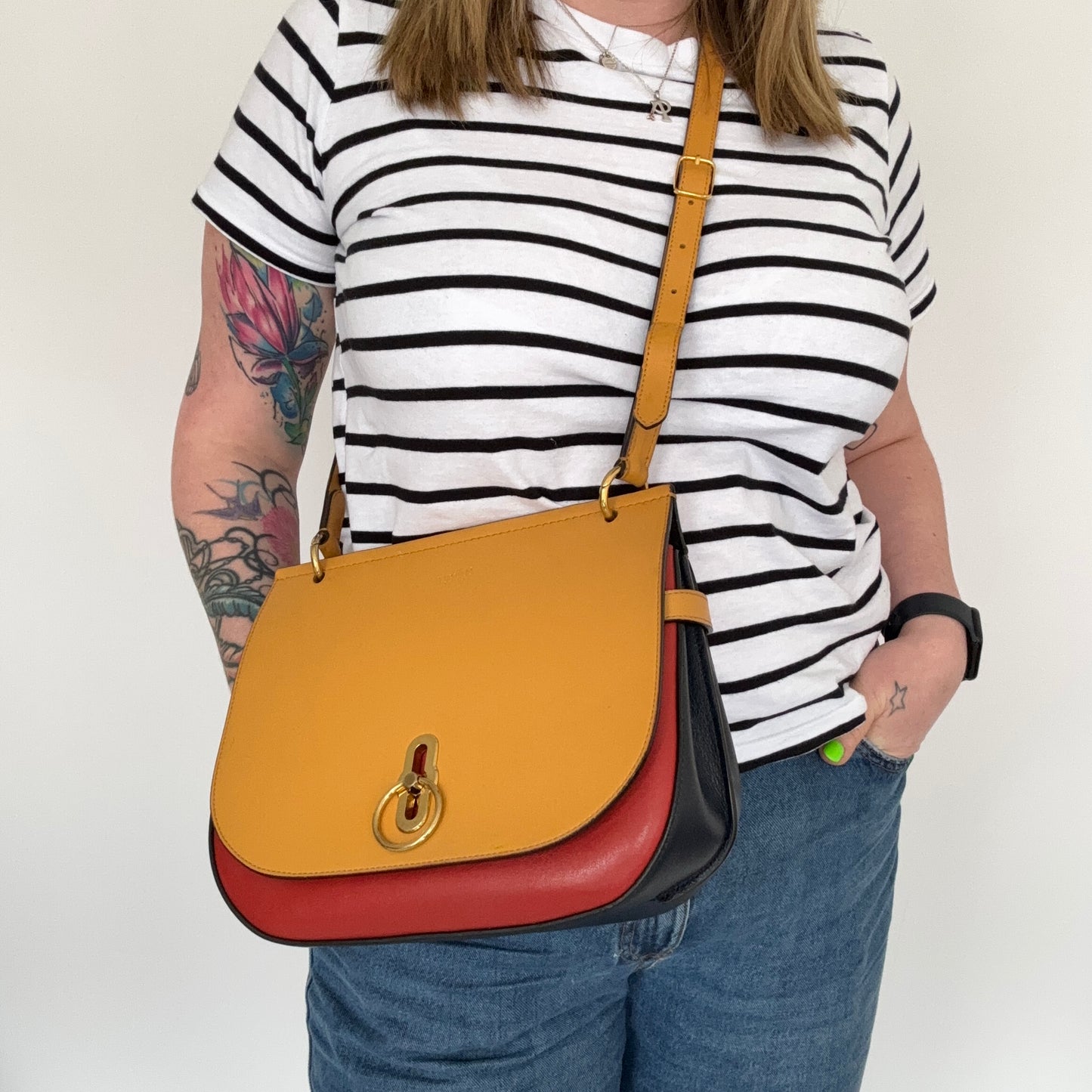 Mulberry Amberley Tri Tone Silky Calf