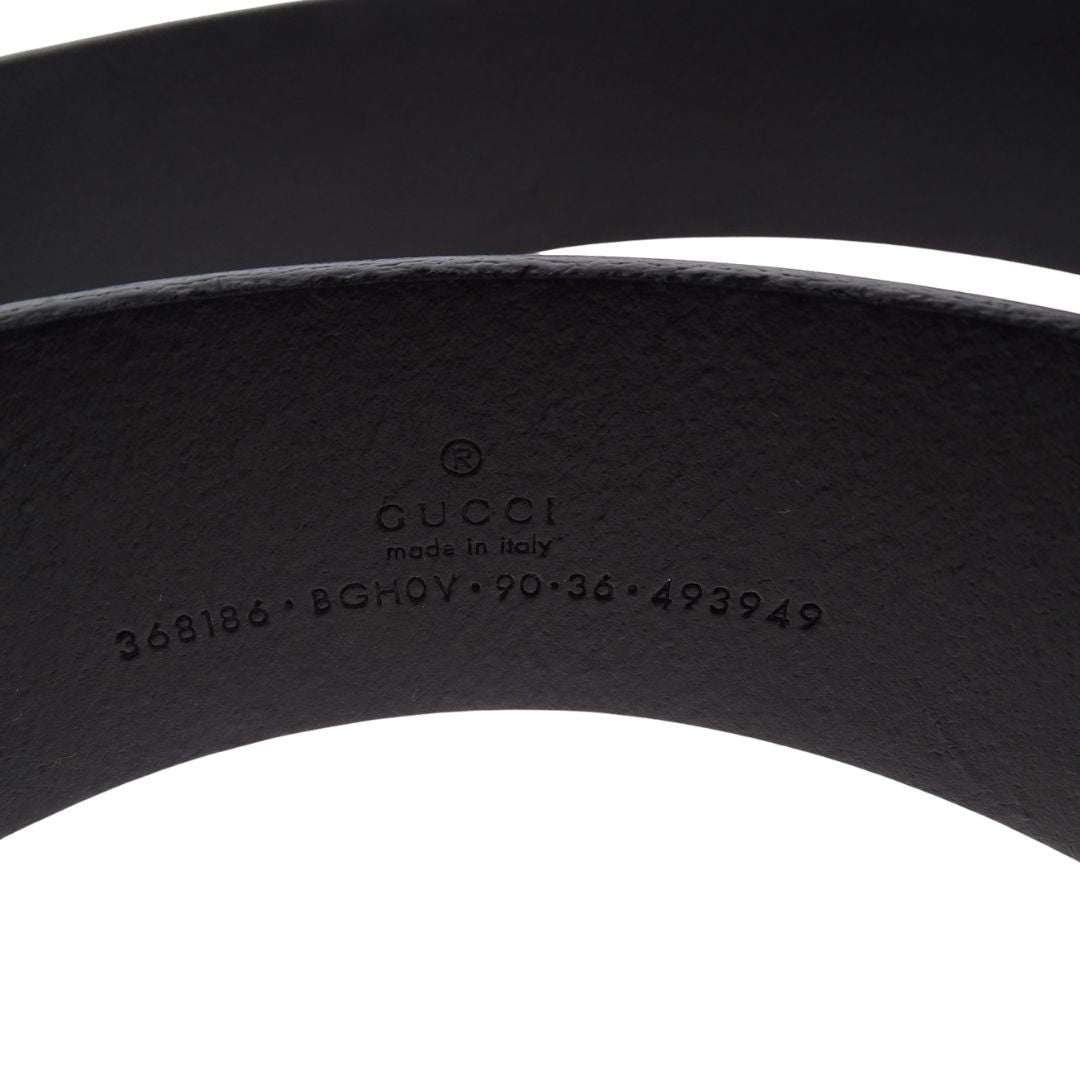 Gucci Belt All Black 90cm