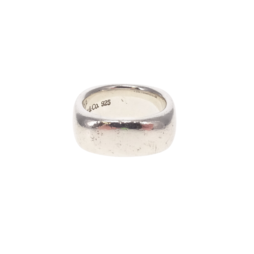 Tiffany & Co Square Ring Sterling Silver (size 52)