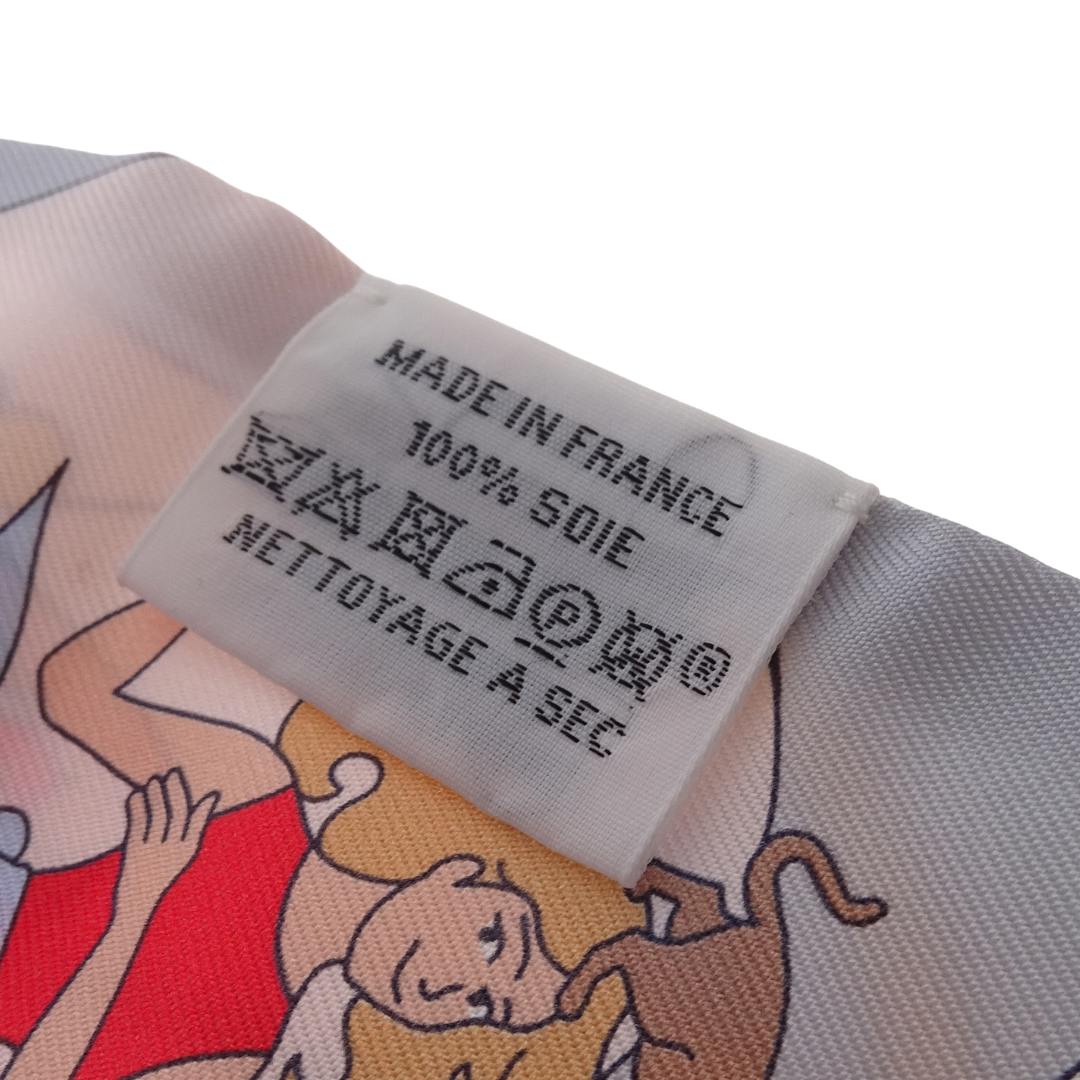 Hermes Carres Volants Twilly 100% Silk