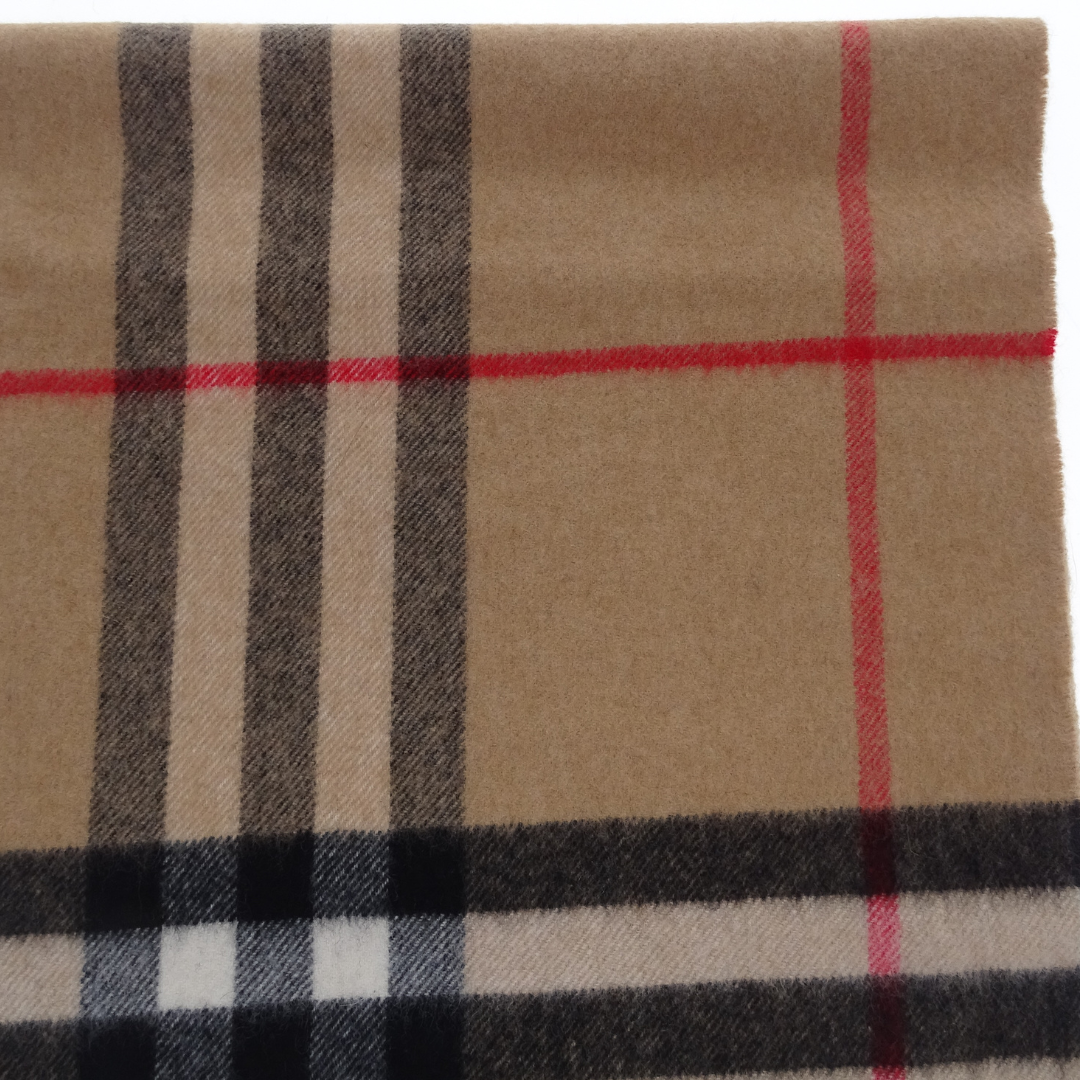 Burberry Cashmere Scarf In Giant Heritage Check