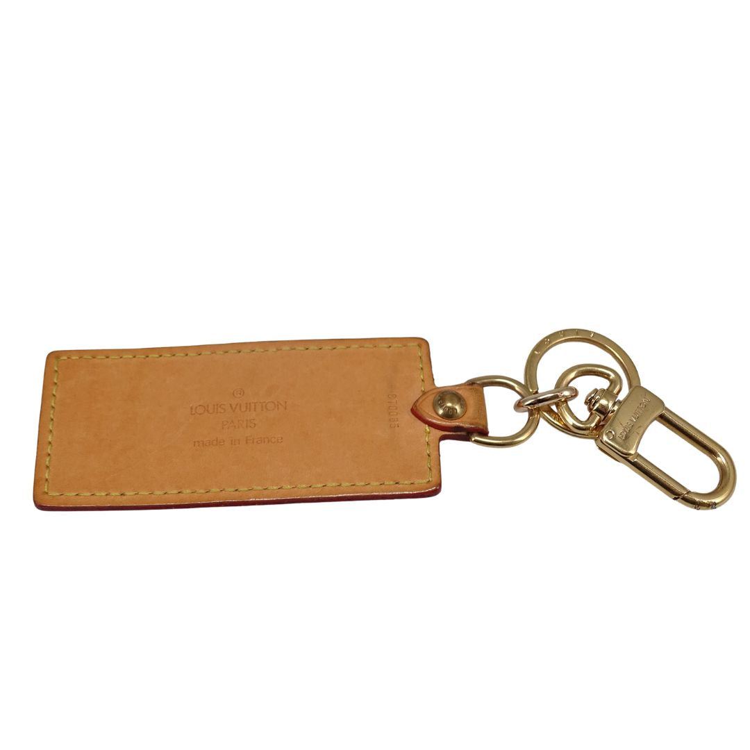 Louis Vuitton Vachetta Logo Charm 2005