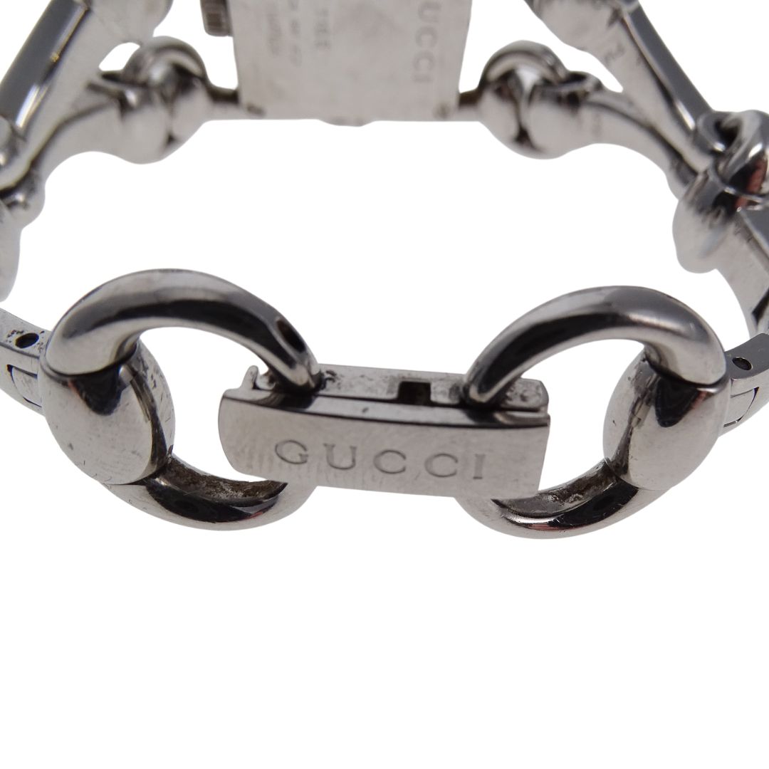 Gucci Horsebit Bracelet MOP Watch Silver