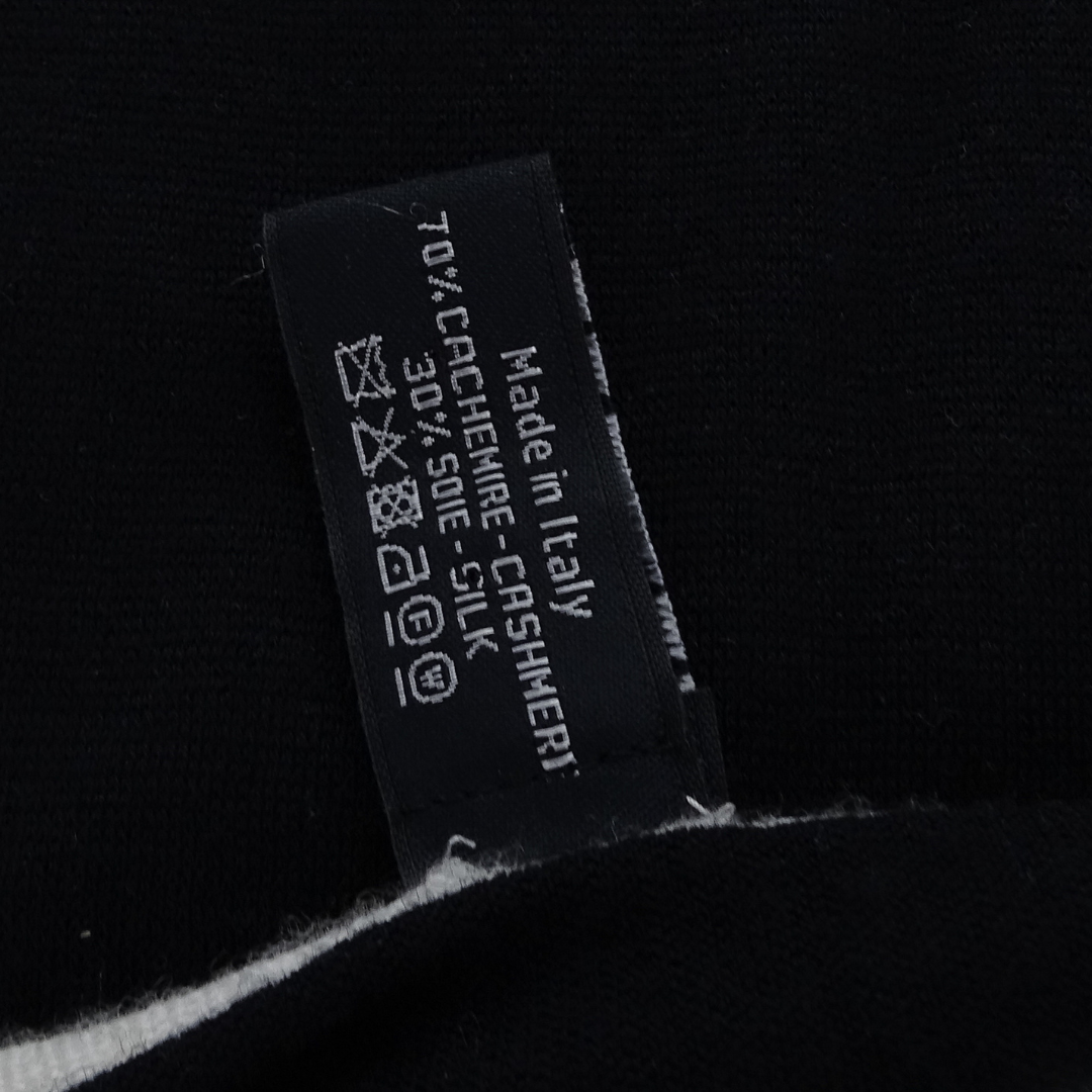 Chanel Shawl Large Cashmere & Silk In Classic Chanel Monochrome