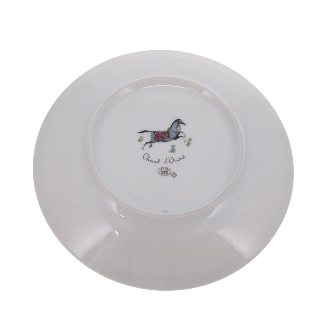 Hermes Cheval d’Orient Bread and Butter Plate Porcelain