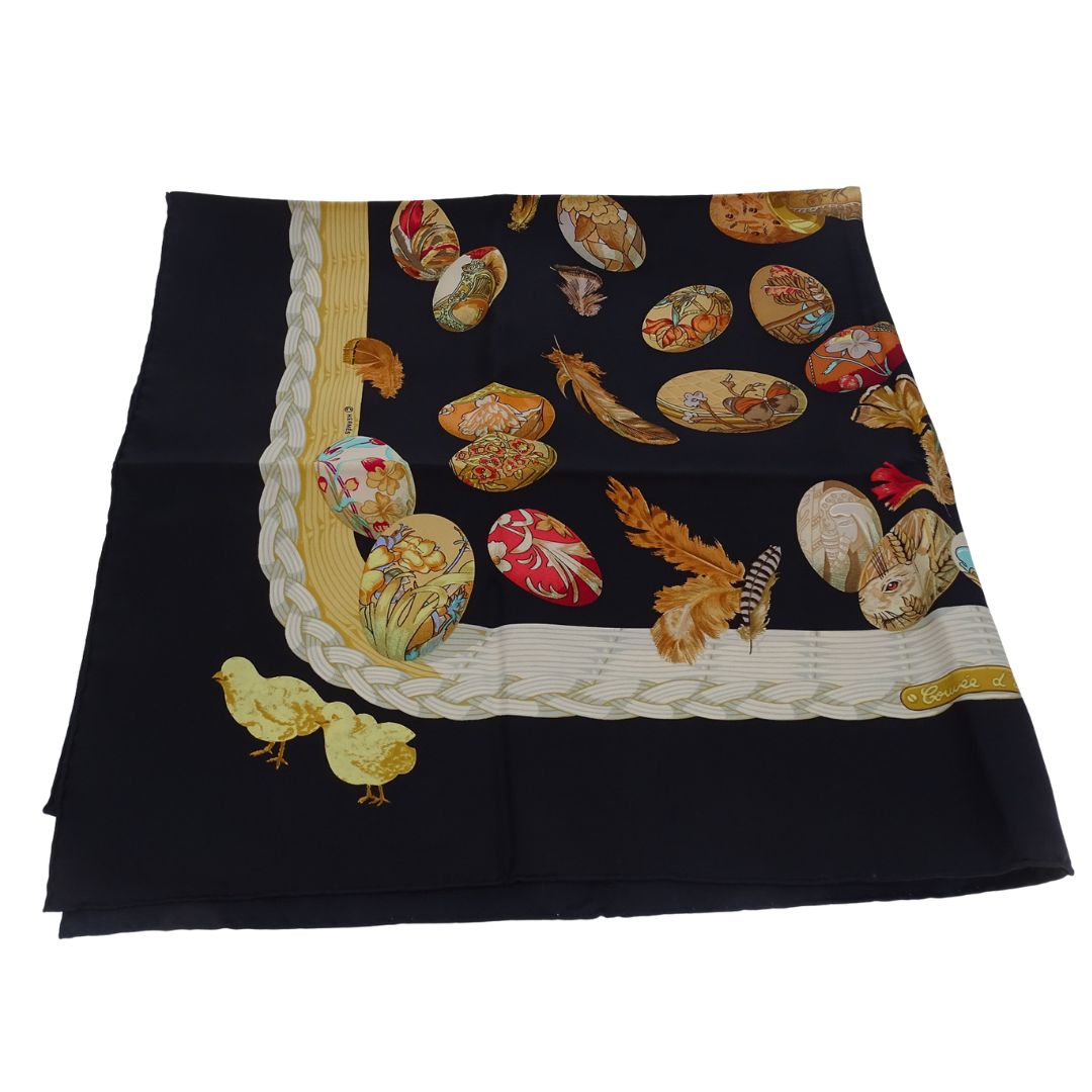 Hermes Couvee d Hermes Scarf 90 100% Silk