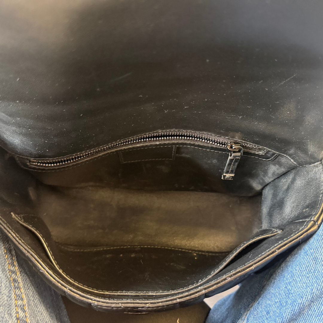 Dior Caro Medium Black Macrocannage Lambskin 2021