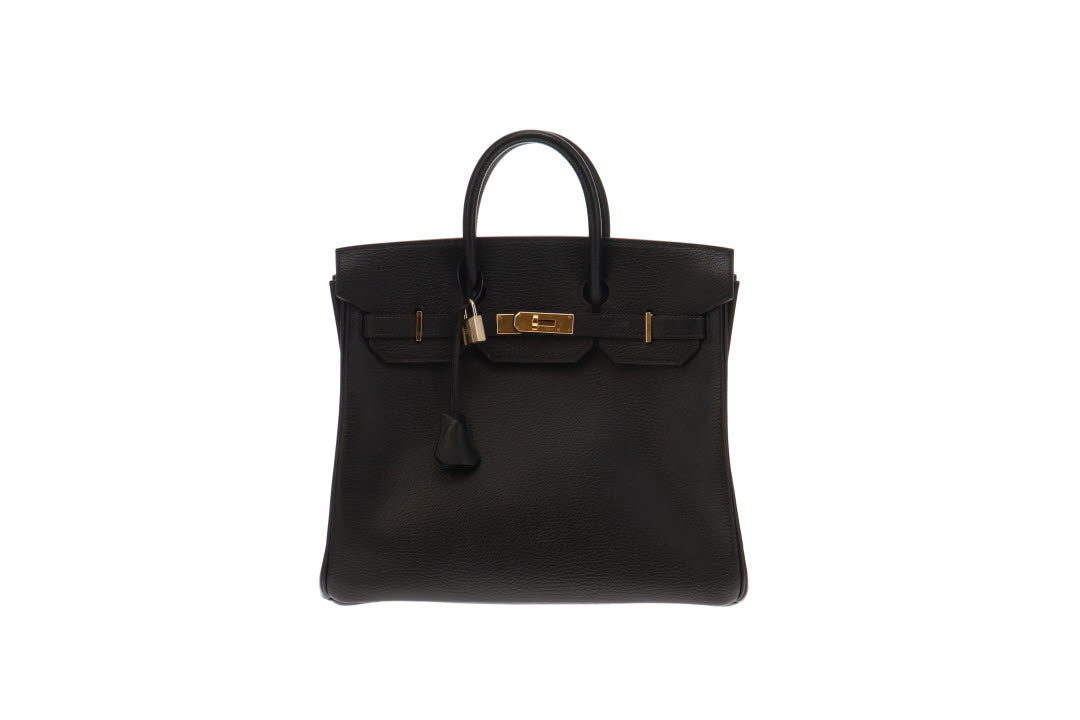 Hermes Hac Birkin 32 2001 Black Ardennes