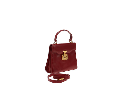 Gucci Vintage Kelly Lady Lock Bag Red