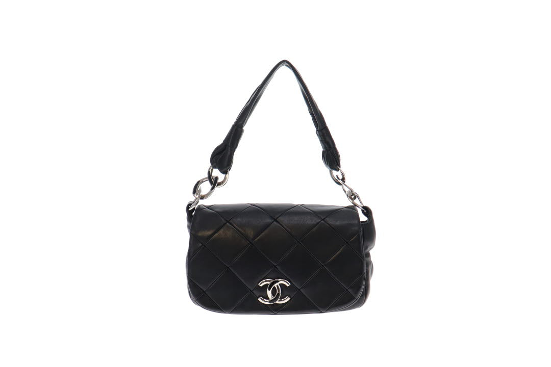 Chanel Black Lambskin Soft Handle Seasonal Flap Bag 2006/2008 – Designer  Exchange Ltd