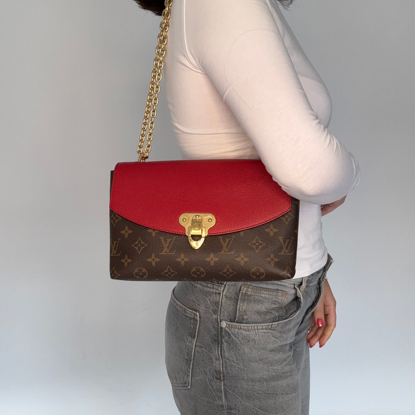 Louis Vuitton Saint Placide Monogram and Rouge CA1187 - 2017