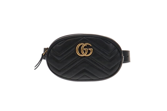 Gucci Marmont Black Belt Bag