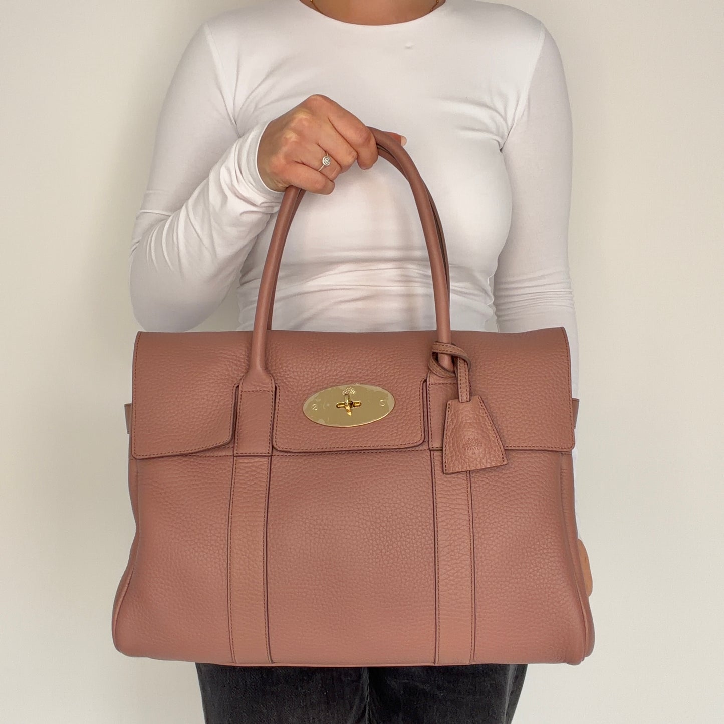 Mulberry Bayswater Autumn Rose Heavy Grain Leather