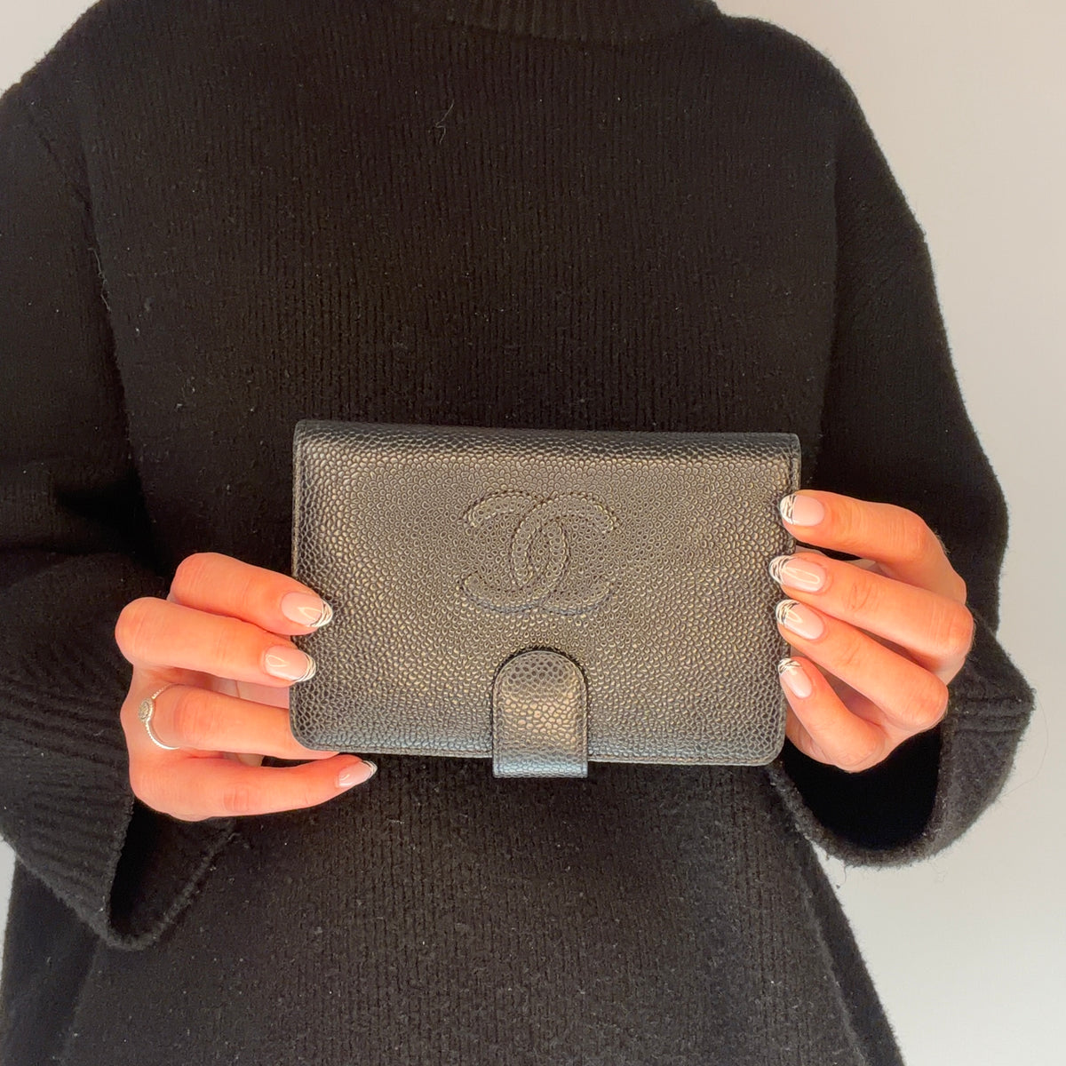 Chanel Timeless CC Wallet Black Caviar 2012
