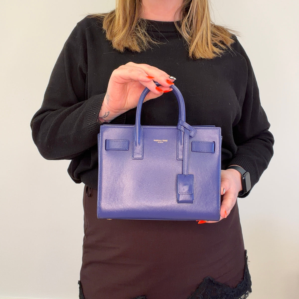 Saint Laurent Sac Du Jour Nano Indigo 2020