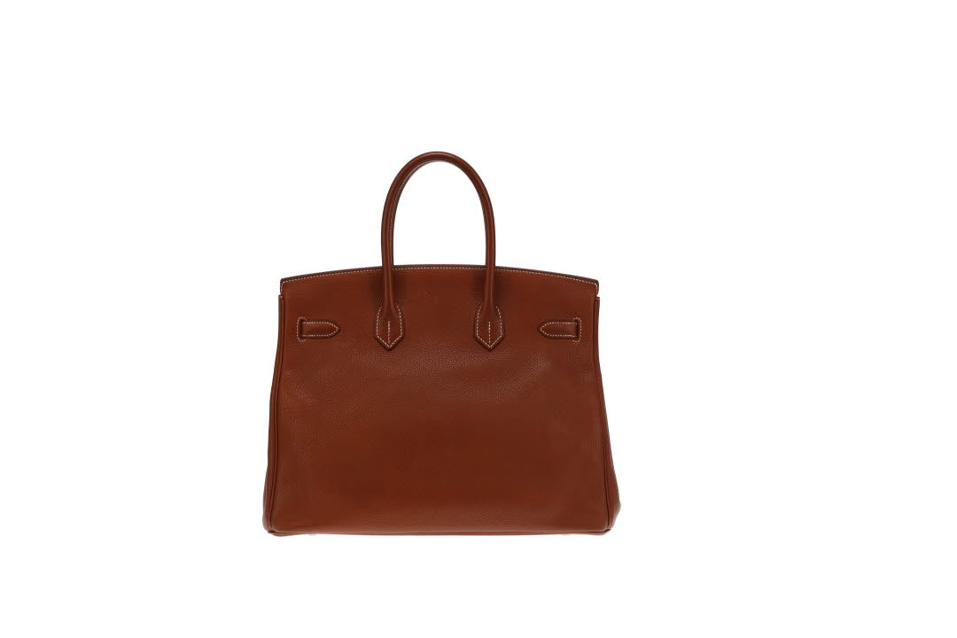 Hermes Fauve Barenia Faubourg PHW Birkin 35 2017