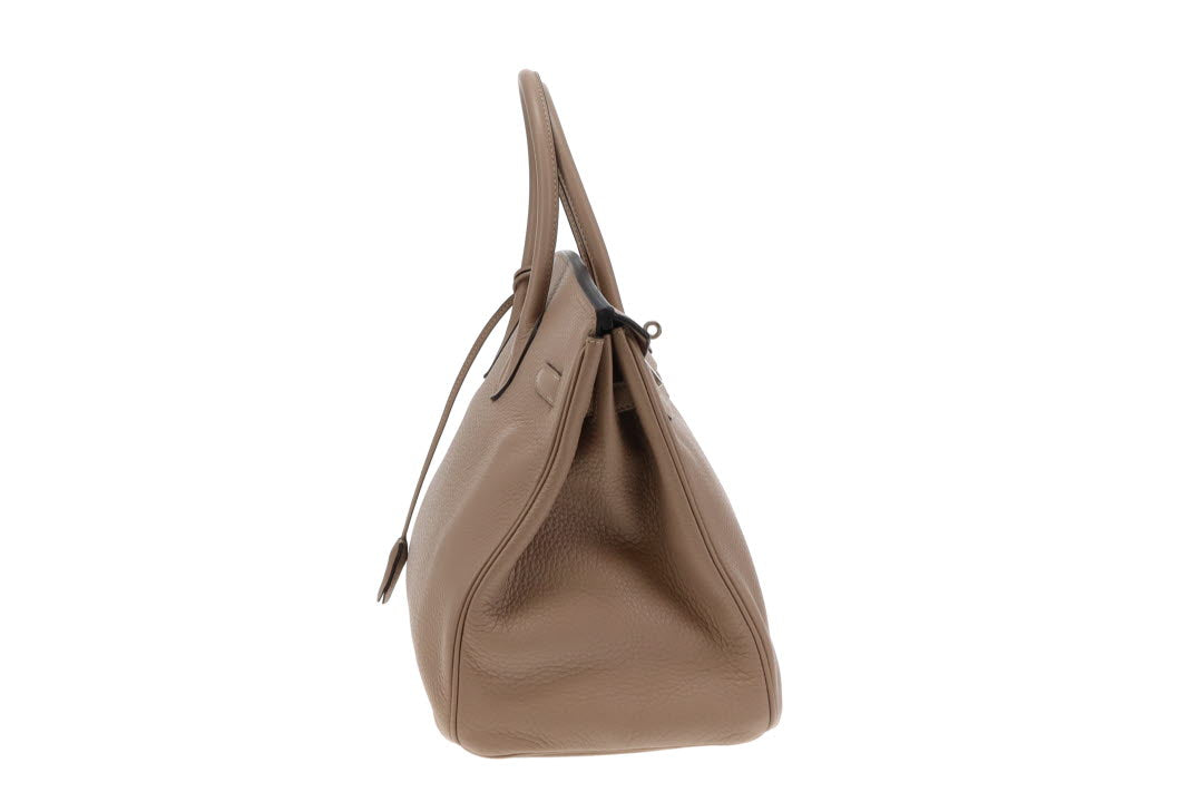 Hermes Gris Tourterlle Clemence PHW Birkin 35 2009